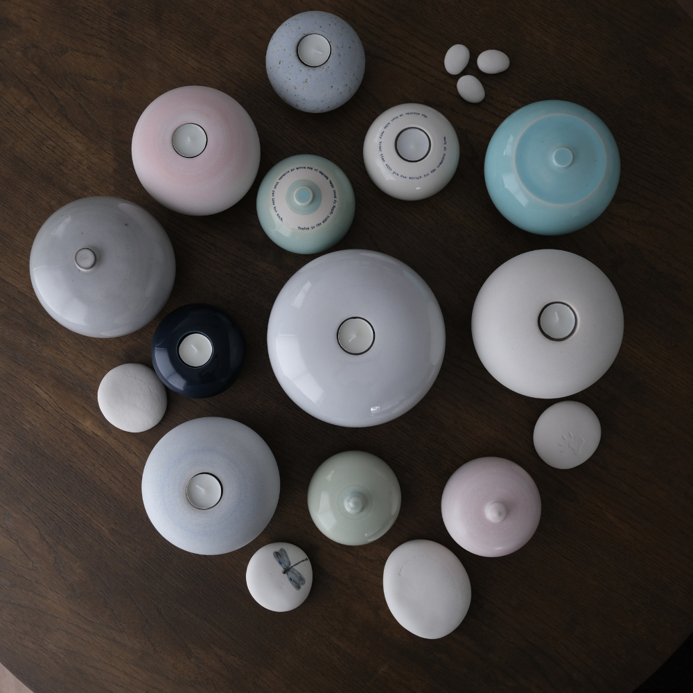 Porcelain Urns