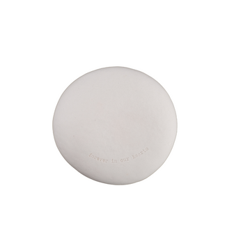Medium Porcelain Cremation Urn Stone - Forever In Our Hearts